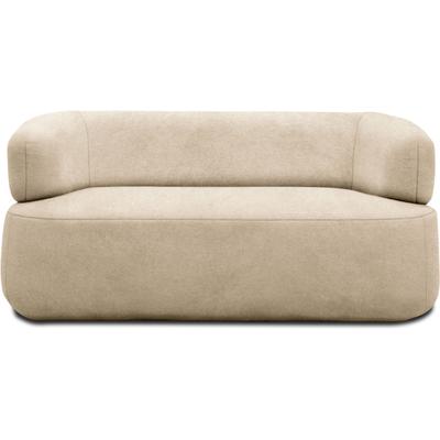 2-Sitzer DOMO COLLECTION "800012 Designsofa, komfortabel und elegant, organische Formensprache", beige, B:160cm H:71cm T:86cm, 95% Polyester, 5% Nylon, Sofas, Formschöner 2-Sitzer Image