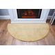 Carpet Fire Place Half Moon Rug Gold Mustard Mix Half Circle Mat