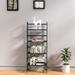 Bookshelf, Ladder Shelf, 4 Tier Tall Bookcase, Modern Open Book Case