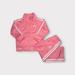 Adidas Matching Sets | Adidas Pink Tricot Logo Track Suit | Color: Pink/White | Size: 12mb