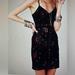Free People Dresses | Free People Black Magic Mirror Bodycon Sheath Embroidered Sequin Dress Size 12 | Color: Black/Purple | Size: 12