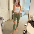 Free People Jeans | Free People Army Green Jeans | Color: Green | Size: 25