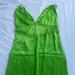 Zara Dresses | Bright Green Laced Slip Dress [Zara] | Color: Green | Size: L