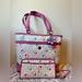 Coach Bags | Coach Multicolor Signature C Tote And Matching Wallet | Color: Pink/White | Size: Os