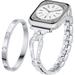 V-Moro Bling Bracelets Set Compatible with Apple Watch Band 38mm 42mmï¼ŒLuxury Jewelry Dressy Bracelets Bangle with Diamond Rhinestone for iWatch Series