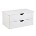 Ebern Designs Semesa 2 Drawer 36.25" W Solid Wood Dresser Wood in White | 15.75 H x 36.25 W x 16.5 D in | Wayfair A7A6689E99D8448F9579A5A12AA24336