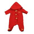 Pre-owned Guess Girls Red | Gold Long Sleeve Outfit size: 0-3 Months