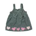 Pre-owned Sweet Heart Rose Girls Grey | Pink | Hearts Jumper size: 6-9 Months