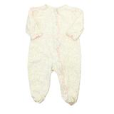 Pre-owned Kissy Kissy Girls White | Pink | Blue Bunnies Long Sleeve Outfit size: 0-3 Months