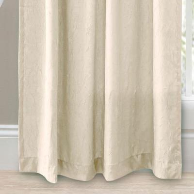 Conrad Semi Sheer Curtain Panel, 48 x 63, Cream