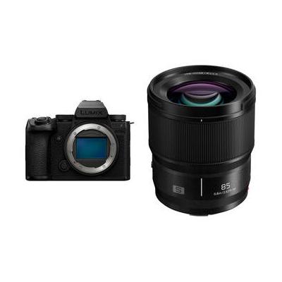 Panasonic Lumix S5 IIX Mirrorless Camera with 85mm f/1.8 Lens Kit DC-S5M2XBODY