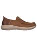 Skechers Men's Slip-ins Relaxed Fit: Parson - Oswin Sneaker | Size 12.0 Extra Wide | Desert | Leather