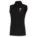 Women's Antigua Black Minnesota Twins Sleeveless Tribute Polo