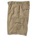 Blair Men's Haband Men’s Mountaineer 6 Pocket Cargo Shorts - Tan - 38