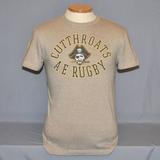 American Eagle Outfitters Shirts | American Eagle Shirt Size Small Short Sleeve Graphic Tee Cutthroats Rugby | Color: Black/Tan | Size: S