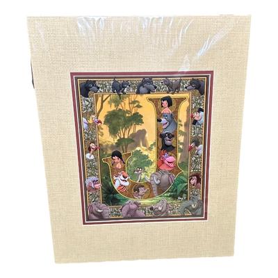 Disney Art | Disney Parks Jungle Book Characters Print By Kenny Yamada | Color: Red | Size: 18"H X 14'w