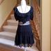 Free People Dresses | Free People Black Lace Mini Dress Nwt | Color: Black | Size: 6