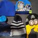 Disney Accessories | 5 Pack Lot Of Boys Beanies For Winter | Color: Black/Gray | Size: Osbb