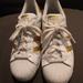 Adidas Shoes | Adidas Tennis Shoe | Color: Gold/White | Size: 7