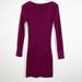 Free People Dresses | Free People Maroon Burgundy Cotton Long Sleeve Maxi Dress | Color: Purple/Red | Size: M