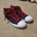 Converse Shoes | Converse Men's Chuck Taylor All Star High Street Mid Sneakers Red & Black | Color: Black/Red | Size: 12