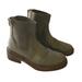 Free People Shoes | Free People Arlo Santa Fe Chelsea Croc Embossed Booties In Dust Storm Sz 37 | Color: Brown/Green | Size: 6.5
