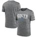 Men's Nike Gray Indianapolis Colts Yardline Velocity Performance T-Shirt