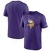 Men's Nike Purple Minnesota Vikings Legend Logo Performance T-Shirt