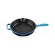 Le Creuset Signature Enamelled Cast Iron Deep Skillet With Helper Handle and Two Pouring Lips, For All Hob Types and Ovens, 26cm, 2 Litre, Azure, 20187262200422