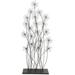Red Barrel Studio® Glam Leaves Sculpture Metal in Gray | 60.2 H x 22 W x 10 D in | Wayfair 39231C069E0345509F45B55E9025E3ED