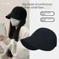 Casquette pare-soleil à large bord pour femmes et filles chapeau grande tête grande taille