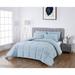 Alwyn Home Hondah Below 0 Cooling All Season Down Alternative Comforter Polyester in Blue | 90 H x 68 W x 2 D in | Wayfair