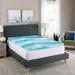 Bodipedic Cooling Gel Swirl Memory Foam Mattress Topper