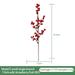 5 Stems Red Berry Artificial Flower Festive Fake Flower Year Home Decor Party