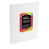 Creative Inspirations Artist Pre Stretched Canvas for Painting 5/8in Deep 10 oz. Double Primed Acid Free White Cotton Duck [10 Count Value Pack] - Size 11x14