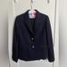 J. Crew Jackets & Coats | J. Crew Women’s Navy Fitted Blazer In Size 0 | Color: Blue | Size: 0