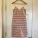 J. Crew Dresses | J Crew Collection Spaghetti Straps Dress | Color: Blue/Orange | Size: 00