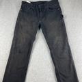 Levi's Jeans | Levis 511 Jeans Mens 33x30 Black Denim Straight Distressed Pockets Casual Everyd | Color: Black | Size: 33