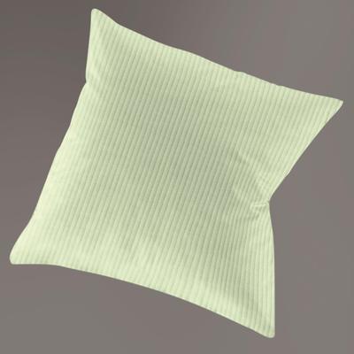 Kissenbezug IRISETTE "Lumen 8129", grün (lind), B:80cm L:80cm, Interlock-Jersey, Obermaterial: 100% Baumwolle, Kissenbezüge, hochwertig und traumhaft weich Image