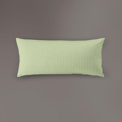 Kissenbezug IRISETTE "Lumen 8129", grün (lind), B:40cm L:80cm, Interlock-Jersey, Obermaterial: 100% Baumwolle, Kissenbezüge, hochwertig und traumhaft weich Image