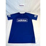 Adidas Shirts & Tops | Adidas Shirt Youth Large 14/16 Blue Short Sleeve T-Shirt | Color: Blue/White | Size: Lb