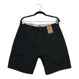 Levi's Shorts | Levis Mens Chino Shorts Size M (34)Black Casual Stretch Fabric Elastic Waistband | Color: Black | Size: M
