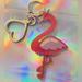 Victoria's Secret Accessories | 3 For $20 Victoria Secret Flamingo Keychain | Color: Orange/Pink | Size: Os