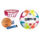 HUDORA Basketball-Set Slam It - Basketballkorb, Basketball - 71710 & Derbystar Brillant Ball Multicolor 5