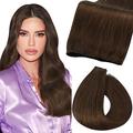 Fshine Genius Weft Extensions Human Hair Medium Brown Hair Bundles Real Human Hair Soft Hair Sew in Weave Remy Hair 60g Weave Hair Extensions Hair Real Human Hair 20 Inch Sew In Weave Human Hair