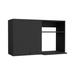 LoochMee Matte 23.6"H x 39.4"W x 15.7"D Particleboard Ready-to-Assemble Standard Wall Cabinet in Black | 23.6 H x 39.4 W x 15.7 D in | Wayfair