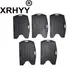 XRHYY – lot de 5 porte-cartes de visite rigide à 2 faces couleur noire Style Vertical avec fente