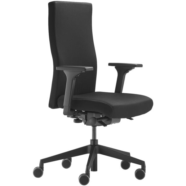 Trendoffice Bürostuhl »Trendoffice by Dauphin to-strike comfort pro« schwarz, 69 cm
