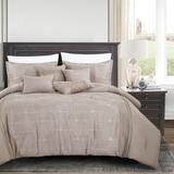 Shatex 7 Piece All Season Bedding Queen size Comforter Set, Ultra Soft Polyester Elegant Bedding Comforters