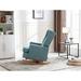 Mid-Century Comfortable Rocking Chair with Cushion, Ergonomics Design